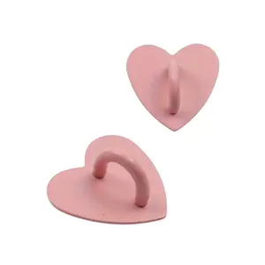 Pink Heart Adhesive Hook | Attach to Kindle Nook Kobo E-Reader Tablet or Any Other Device for Charm Chain Accessory