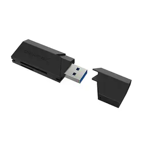 Sabrent 2 Slot USB 3.0 Flash Memory Card Reader for Windows, Mac, Linux & Android, Supporting SD, SDHC, SDXC, MMC, MicroSD