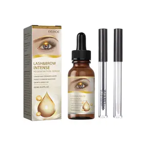 EELHOE Advanced eyelash growth essence and eyebrow enhancer can thicken and lengthen eyelashes, create lasting and sweet eyelashes, and 3ML makeup eye black can nourish every day