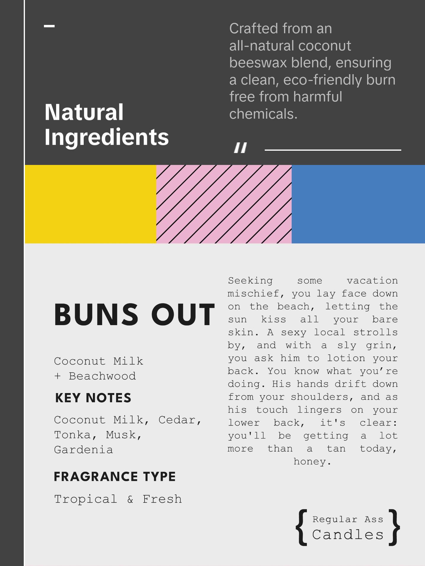 DO NOT DISTURB Coconut Milk, Shea, Beachwood Candle