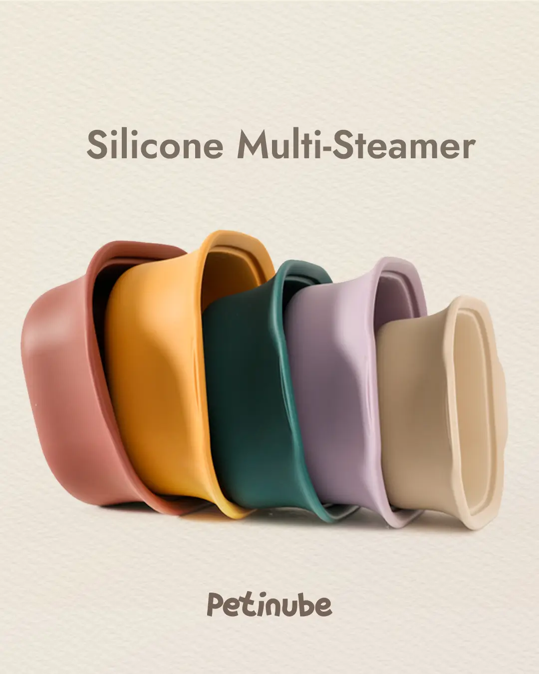 Silicone Multi-Steamer, 40.58 fl oz | Made in Korea, Microwave Steamer for Cooking & Reheating, BPA-Free, Flexible & Durable