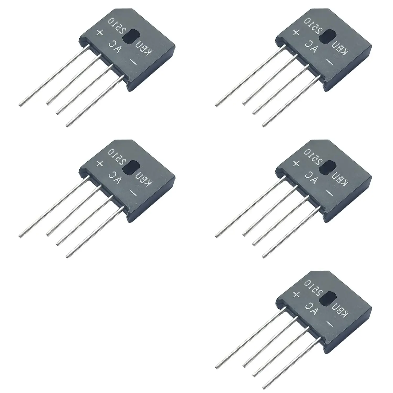 5pcs Bridge Rectifier Diode 25A 1000V 4-Pin