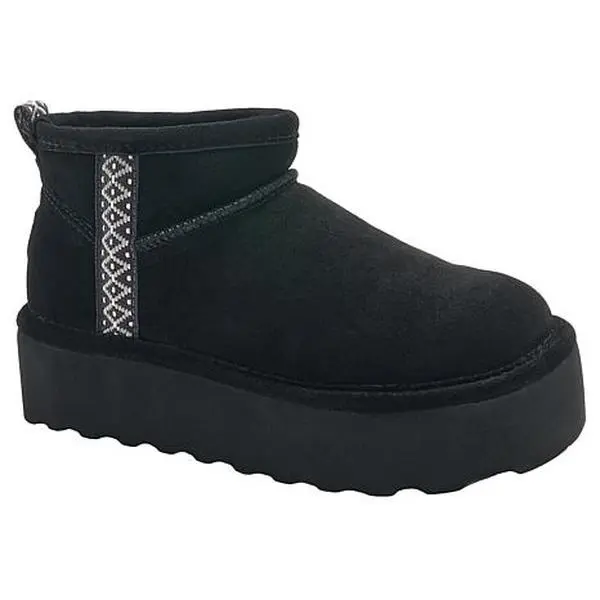 BEARPAW® Retro October Suede Platform Ankle Boot BEARPAW® Retro October Suede Platform Ankle Boot