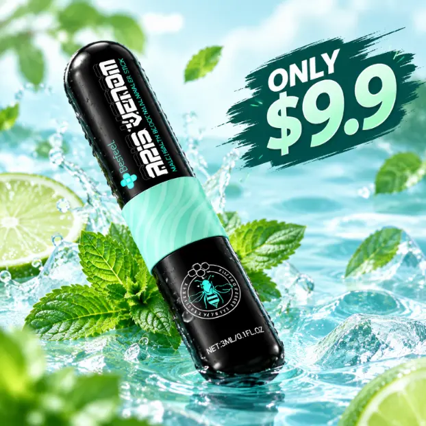 BESFEEL Men's Mint Nasal Stick, Cooling Aromatherapy Freshness Stick with Menthol, Peppermint & Natural Plant Extracts, Essential Oil Blend Portable Pocket Wellness Stick for Focus, Workout, Travel & Daily Refresh