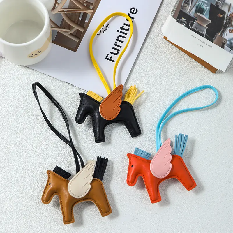 Versatile Horse Charm in Classic PU Leather Timeless Colors for Fashion Enthusiasts Elegant Durable Design Perfect for Everyday Wear