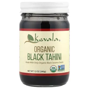 Kevala Organic Black Tahini, 12 oz (340 g)