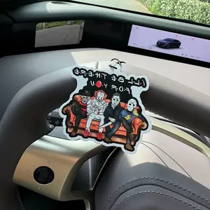 Halloween Horror Sofa Scented Car Perfume, Unisex Air Freshener, Natural Essential Oils, Long-Lasting 60-90 Days, Home & Bathroom Use, Car Fragrance, Car Scents, Car Deodorizer