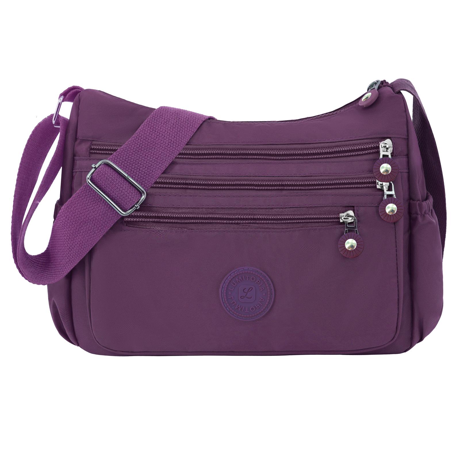 Nylon Travel Purses Anti Theft Crossbody Bag Purses for Women Waterpoof Shoulder Purse Multi-layer Pockets as gifts,Stylish, Durable — Mother's Day Gift,Birthday Gift