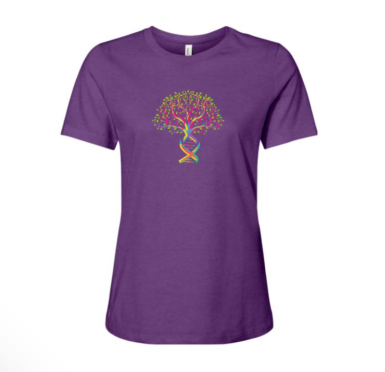 Ladies Twisted Ladder Tree of Life Ladies relaxed fit with side seams and an ultra soft feel.