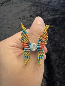 Special Handmade woman's ring collection  with special knotting wire wrapping fashion accessories