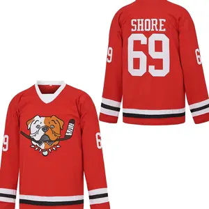 Mean Machine Men's #69Letterkenny Sudbury Bulldogs TV Series Hockey Jerseys Christmas Halloween Gift