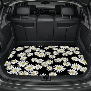 1pc Daisy Themed Trunk Mat | Durable Polyester, Universally Applicable for Trucks And Suvs, Ideal for Gifts, Holiday Decor, Non-Slip And Wear-Resistant, Perfect for Halloween, Christmas, And Gifting to Loved Ones