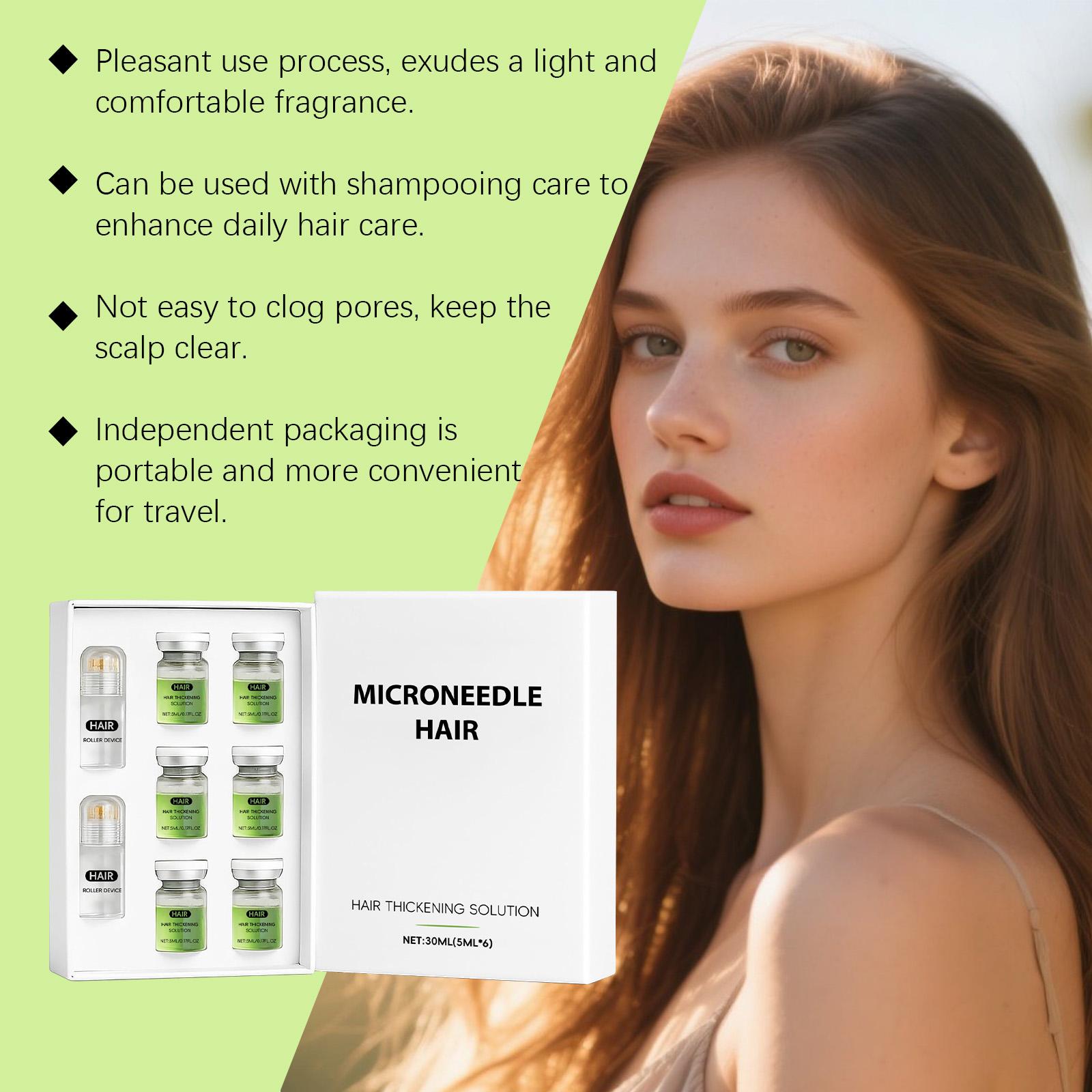 Hair Roller Essence Liquid, Daily Scalp Care, Hair Root Revival, Suitable for All Hair Types, Increases Shine, Promotes Dense Growth