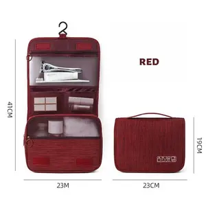 Large Capacity Toiletry Organiser Bag Suitable For Travel And Business Trips Multiple Compartments For Storage Dry-Wet Separation