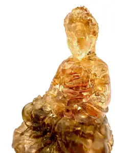 Handmade Crystal Orgone Buddha | Peace & Enlightenment Energy Sculpture