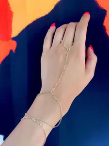 14K GOLD HAND CHAIN • THE THREAD • BY BODY JEWELRY UNIVERSE