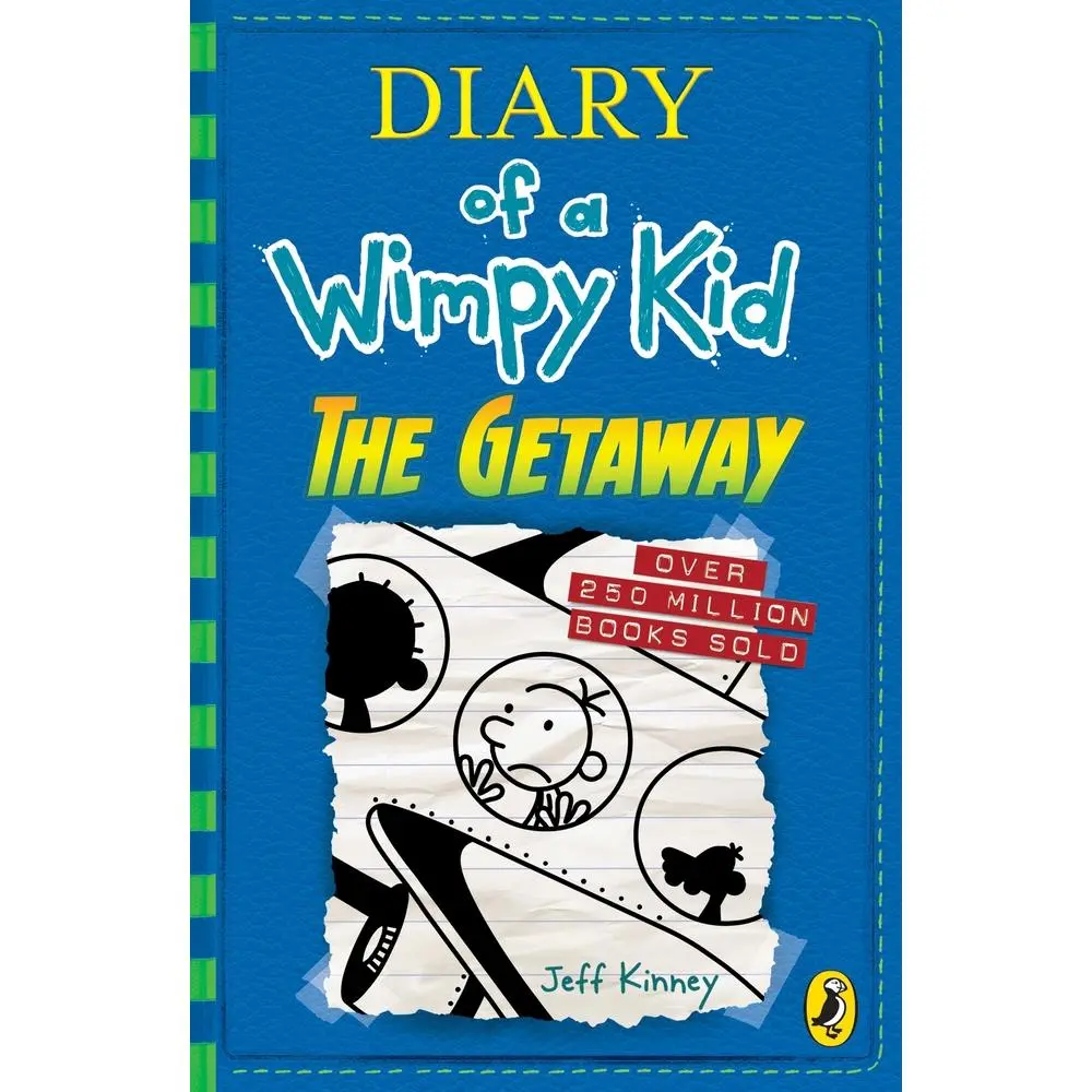 USED Book - Diary Of A Wimpy Kid The Getaway Book 12 by Jeff Kinney (Paperback) - english
