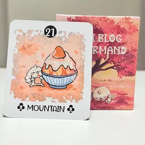 2026 New Boji Blog Lenormand Deck English Version 39pcs A Rabbit's Journey Through Destiny Divination Tarot Card for Tarot Lovers