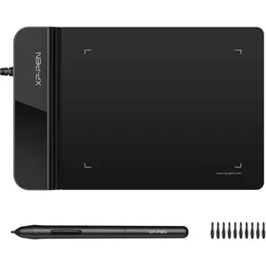 Drawing Tablet for OSU, Graphic Drawing Tablet with 8192 Levels Pressure Battery-Free Stylus, 4 x 3 inch Ultrathin, for OSU Game, Online Teaching Compatible with Window/Mac Black
