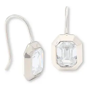 Radiance by Absolute™ 5ctw Emerald Cut Drop Earrings