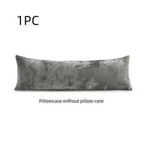 1pc ultra soft crystal velvet zipper pillowcase, no pillow core, luxurious and comfortable warm pillowcase with zipper, multiple colors to choose from