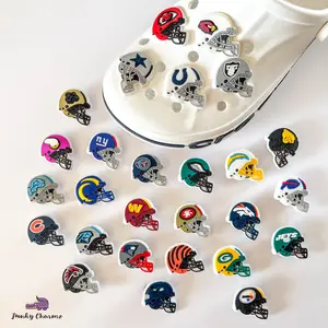 Funky Charmz Rugby Union Shoe Charms Pin Badge Decor Footwear Shoe Decoration
