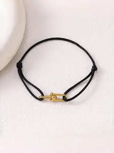New U-Shaped Hand-Woven Bracelet, Simple Versatile High-End Feel, Stylish Accessory for Everyday Wear, Perfect Gift Idea
