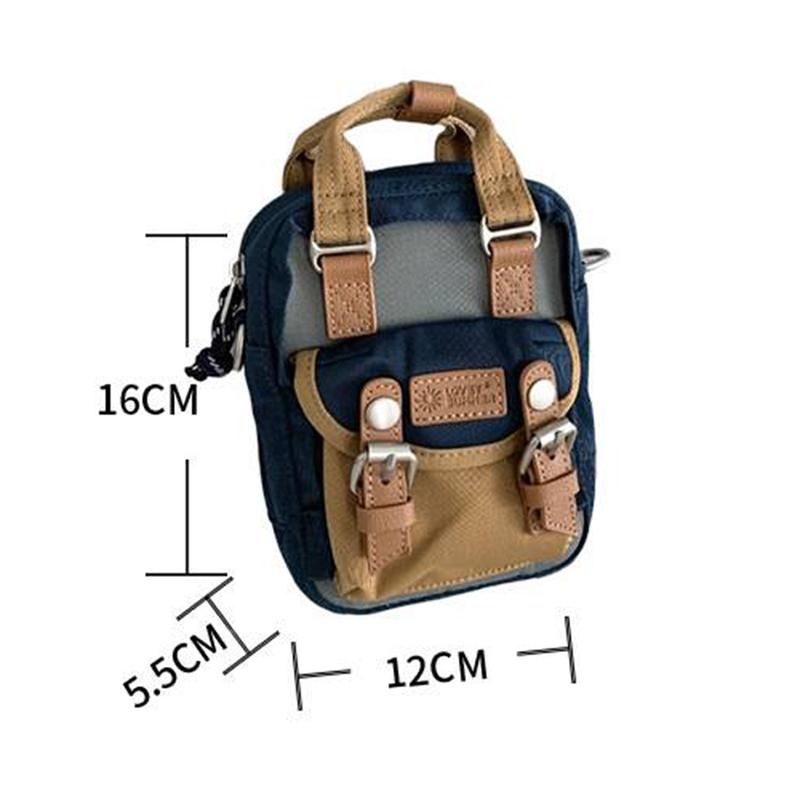 Doughnut Macaroon Tiny Organic Cotton series 1L Women Casual Crossbody Cell Phone Bag Purse Handbag