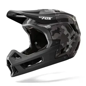 Batfox Professional Mountain Full Face Helmet, Wearable Helmet, Cpsc/en1078 Certified, High Strength Lightweight Protection, Camo Advanced Off-Road Gear