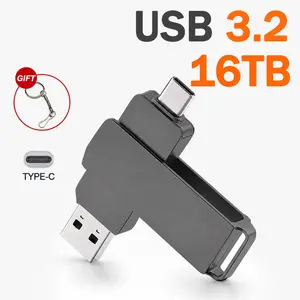 16TB High-Speed Portable Flash Drive with USB 3.2 - External Memory Stick for Photo, Video & Large Data Backup