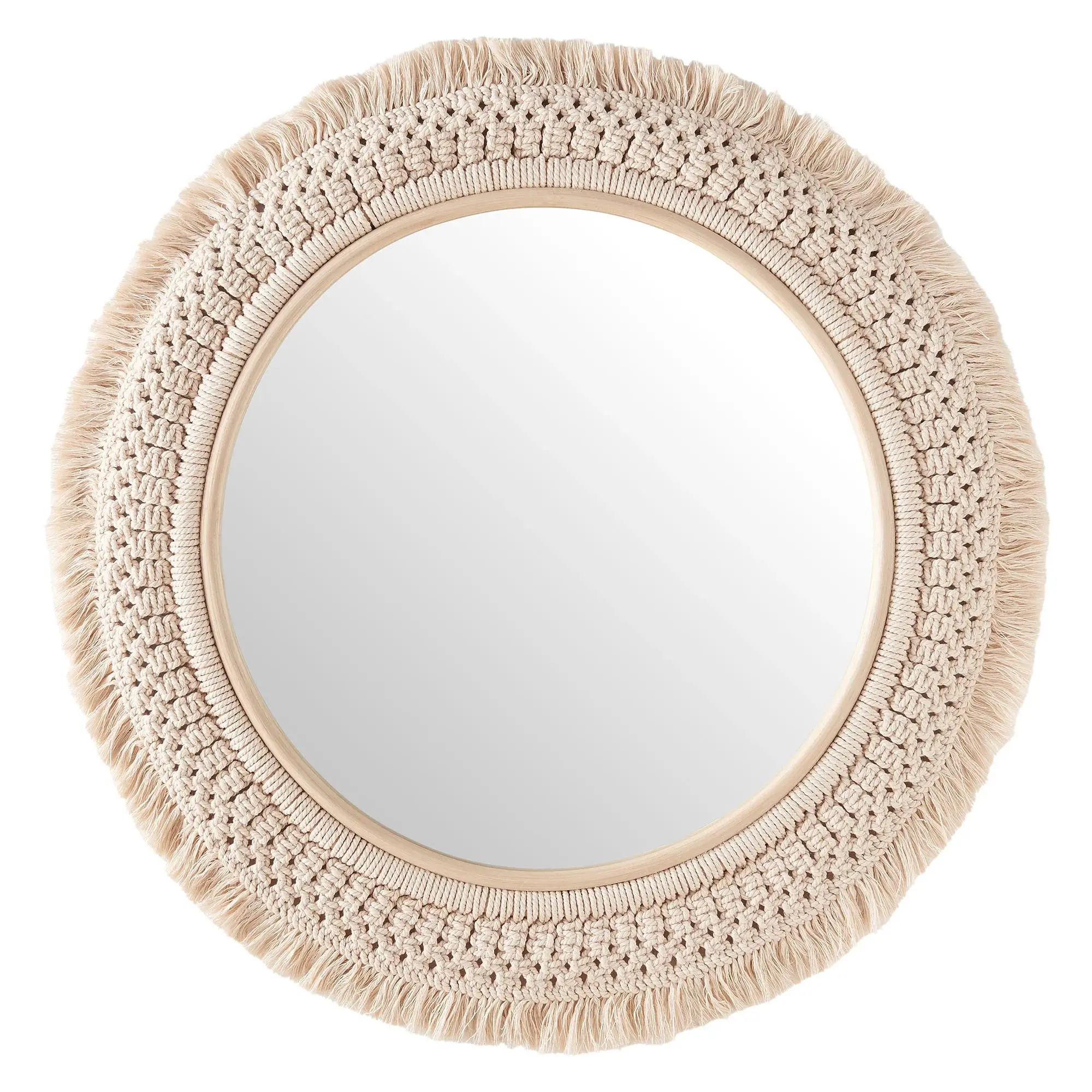 Jaya Rattan Wall Mirror