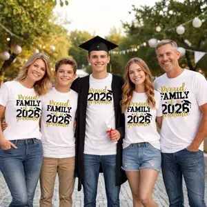 Proud Family Graduate T-Shirts, Proud 2026 Graduate Shirts, College Graduation, Senior 2026 Gift