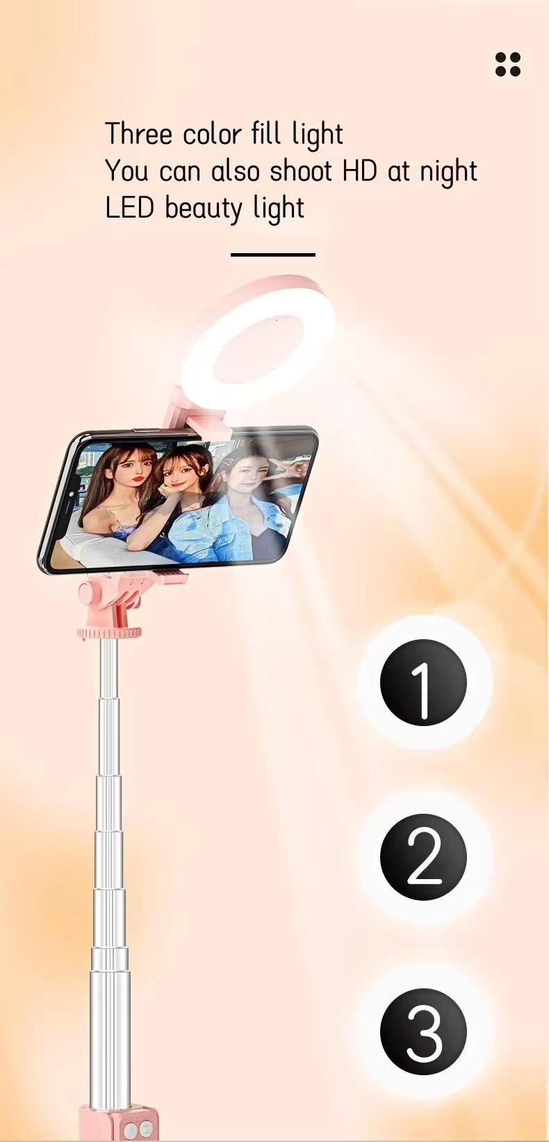 67 Selfie Stick Tripod with Ring Light 360°Rotation, Dual Fill Lights, Selfie Light, Wireless Remote for iPhone Android phone tripod for Vlog stand content Gifts,back to school 67 Selfie Stick Tripod with Ring Light 360°Rotation, Dual Fill Lights, Selfie Light, Wireless Remote for iPhone Android phone tripod for Vlog stand content Gifts,back to school