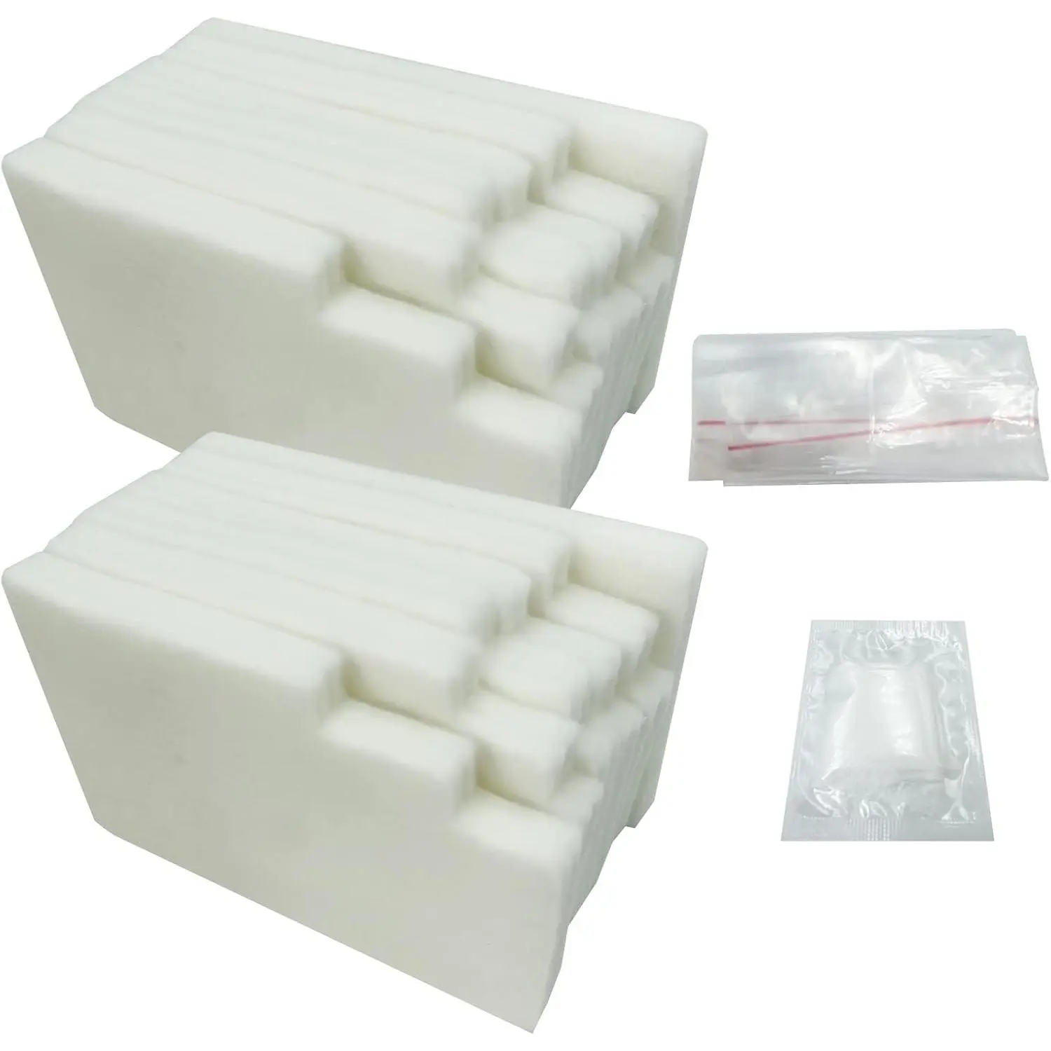 2 Packs  Ink Box Sponge Pad Compatible with ET-2720 ET-2800 ET-2803 ET-2820 ET-2880 ET-4700 ET-4800 ET-2710 ET-2711 ET-2712 ET-2714 ET-2715 ET-2721 ET-2726 Printers (2 Packs Sponge)