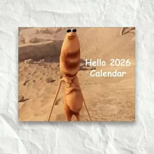 Marcus The Worm 2026 Wall Calendar