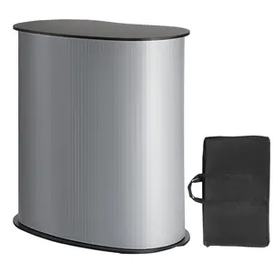 Compact Tradeshow Podium Table – Foldable