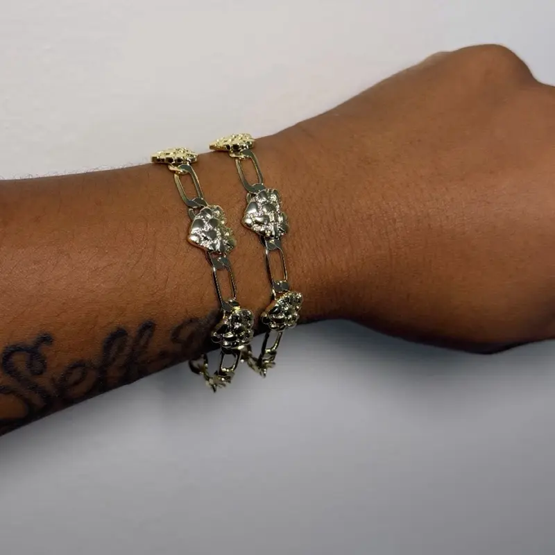 Heart Nugget Bracelet Heart Nugget Bracelet