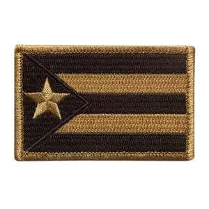 Puerto Rico State Flag Tactical Patch (“Hook” Fastener - 3.0 X 2.0-P21)
