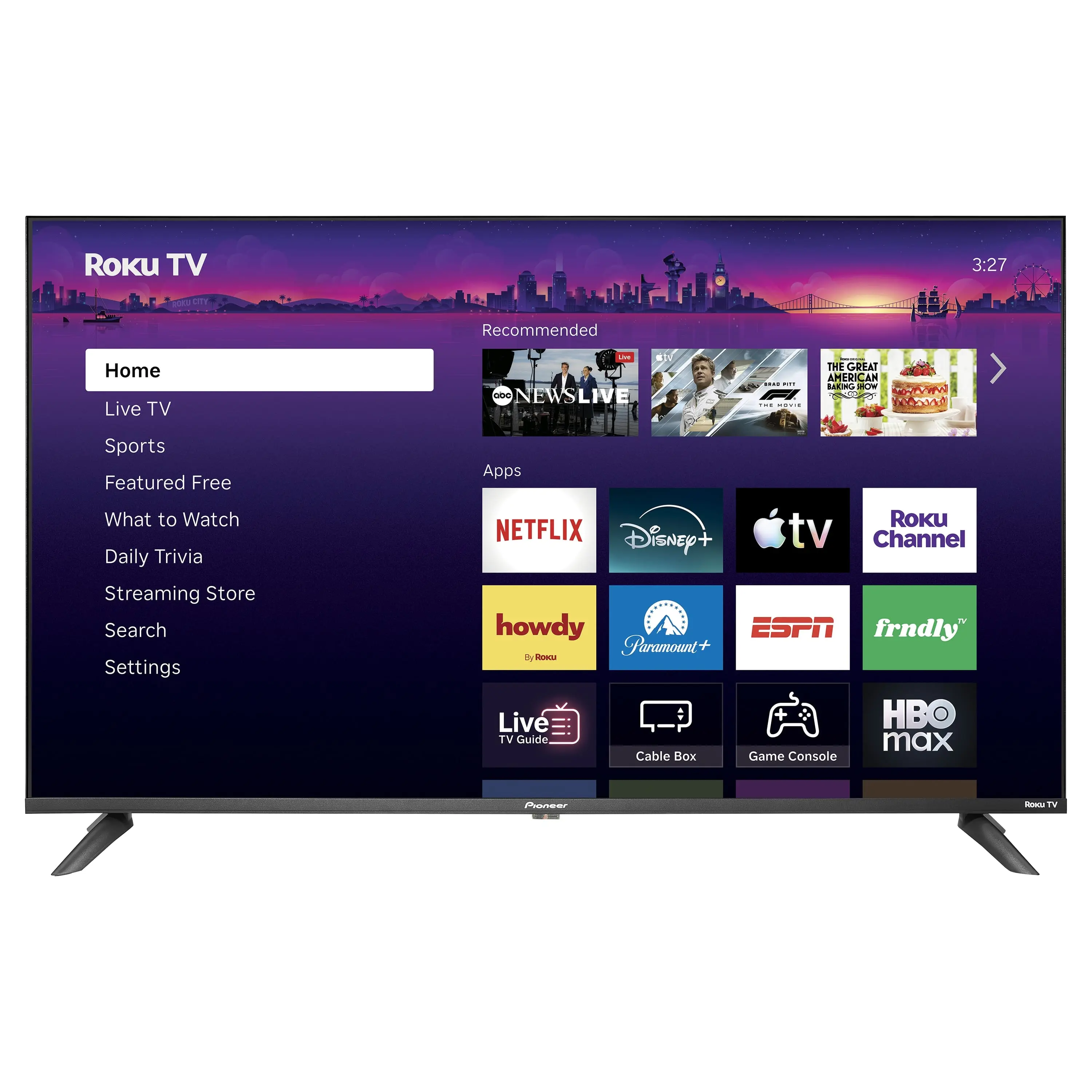 Pioneer - 43 Class LED 4K UHD Smart Roku TV