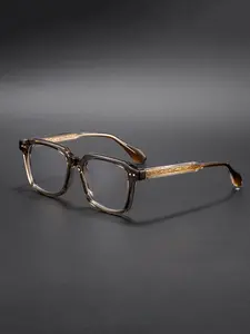 Unisex Tr Material Spring Foot Glasses Frame, Anti-Blue Light Design, Ideal for Driving, Cycling, Festivals, Beaches, Parties