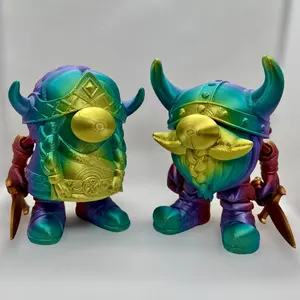 3D Printed Articulated Flexi Viking Gnome, Prince and Princess, Home Decor Gift Ornaments