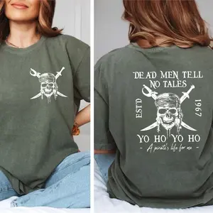 Pirates Of The Caribbean Dead Men Tell No Tales Sweatshirt, Vintage Pirates Sweatshirt, Retro 90s Pirates Sweatshirt