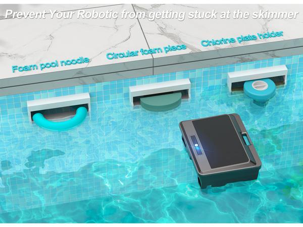 Robotic Pool Vacuum Cleaner, Solar Powered Robotic Surface Cleaner with Remote Control Dual Charging Options Smart Obstacle Avoidance 12 Hours Continuous Cleaning, Ideal for Above/In-Ground Pools up to 33 FT in Length Y90, Automatic Pool Cleaner, 4L Top-L Robotic Pool Vacuum Cleaner, Solar Powered Robotic Surface Cleaner with Remote Control Dual Charging Options Smart Obstacle Avoidance 12 Hours Continuous Cleaning, Ideal for Above/In-Ground Pools up to 33 FT in Length Y90, Automatic Pool Cleaner, 4L Top-L