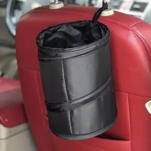 Car Foldable Trash Can, Hanging Car Trash Bag Multipurpose Storage Container Garbage Pockets For Automobile