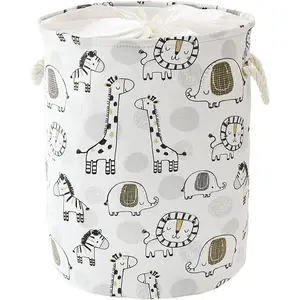 Laundry Basket   Hamper for , 58L  Baskets for  Stuffed  Storage Basket, Canvas Clothes Hamper  Basket for Boys Foldable Laundry Hampers (Giraffe)