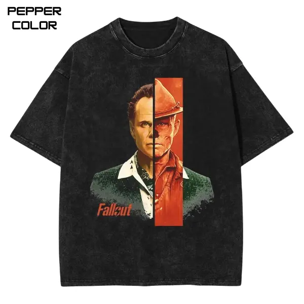Fallout New Vegas Shirt Fallout Cooper Howard Hot Ghoul T-Shirt, Fallout Merch, Fallout Shirt, Unisex Streetwear Tee, cotton crewneck shirt, Vintage Fallout Gifts