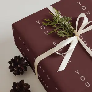 Cox Auburn Matte Wrapping Paper Sheets - Elegant 3-Pack 28.75" x 19.75" Uncoated Text for Special Occasions - Supplier Warranty Included