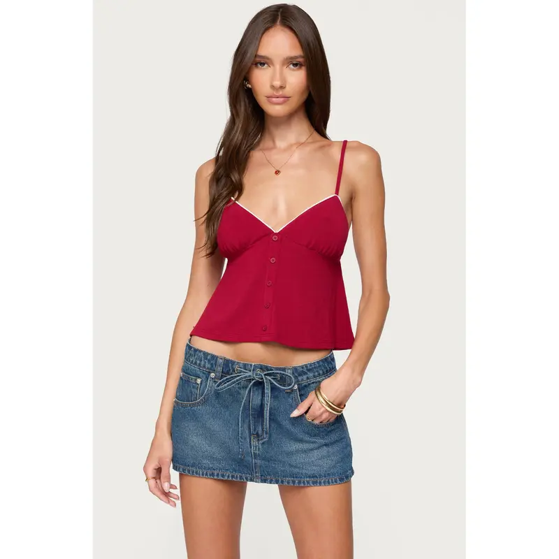 Haut Style Faisan Délavé Como Blu - Taille 2X, Couleur Bordeaux, Manches Longues, Neuf étiqueté