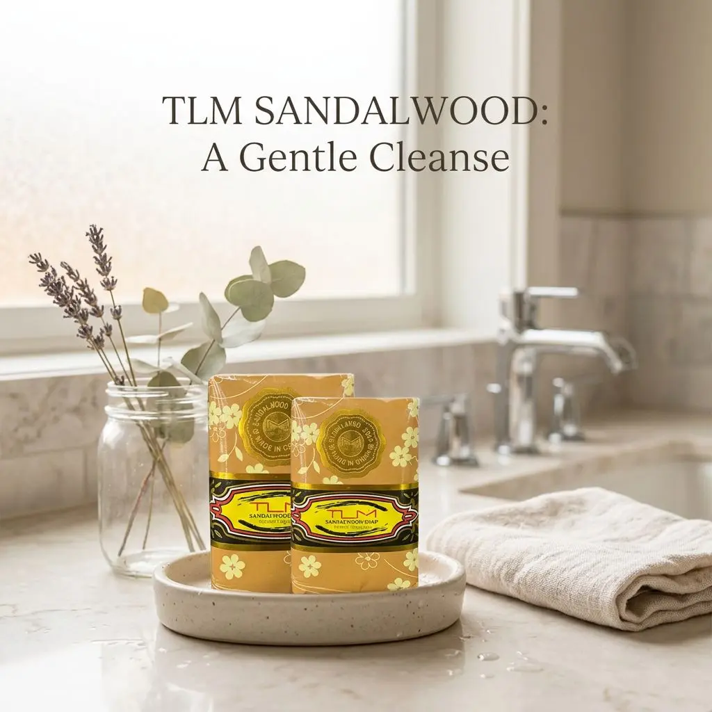 1/3/5TLM Sandalwood Handmade Soap Skin Moisturizing Face Cleansing Bath Bar Soap 125g Facial Skincare Body Wash Long Lasting Scent Deep Clean Bath Use Soap
