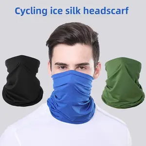 Cycling Ice Silk Mask Outdoor Sunscreen Variety Magic Headscarf Men's and Women's Sports Multifunctional Scarf Neck Cover